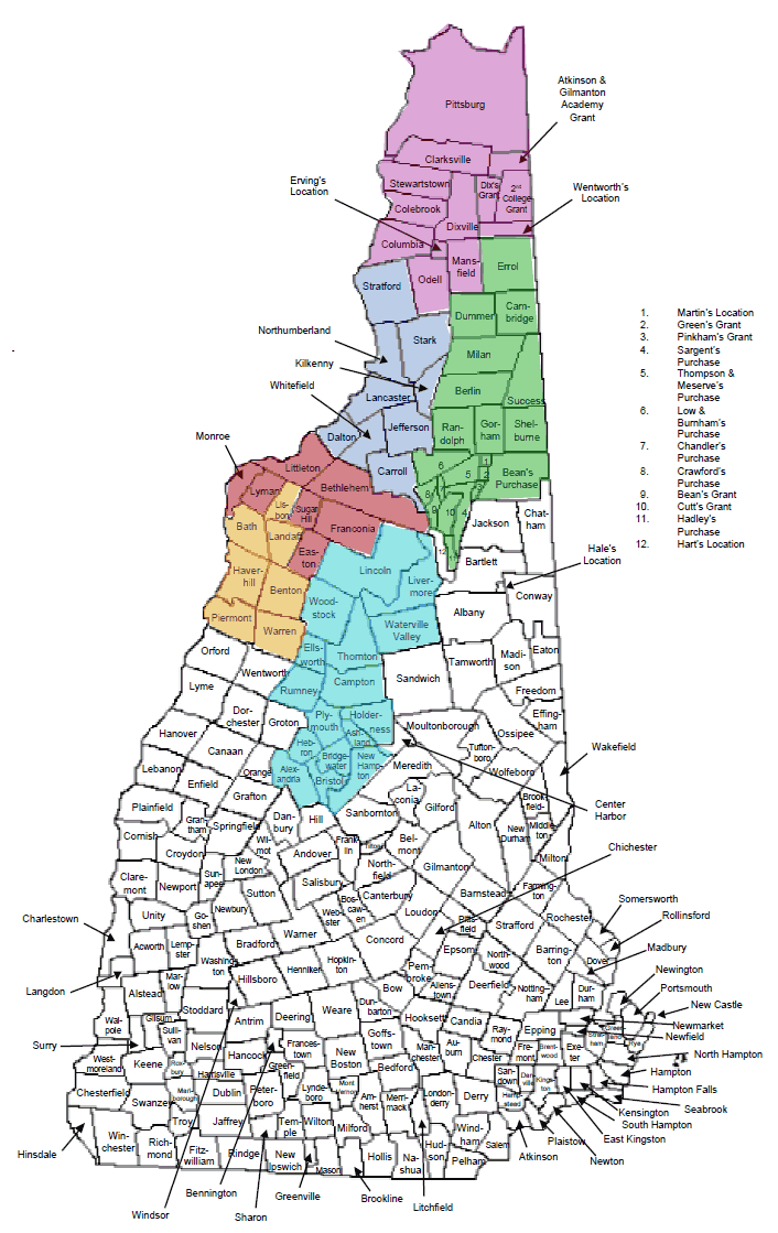 North Country Health Consortium Regional Divisions